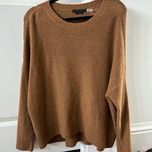Alice + Olivia Classics brown wool bouche pullover sweater S